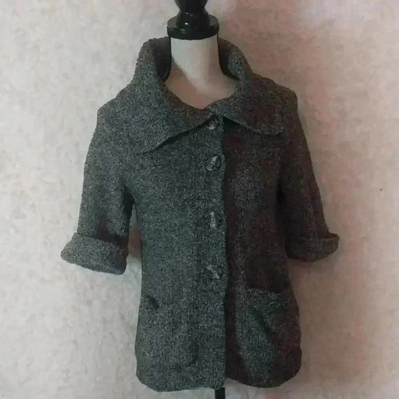 Sarah Spencer 3/4 Sleeve Cotton Belend Button Up Cardgian Size S - Picture 1 of 8